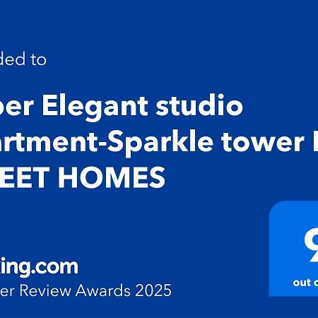 Super Elegant Studio Apartment-Sparkle Tower By Sweet Homes Dubai Exterior foto